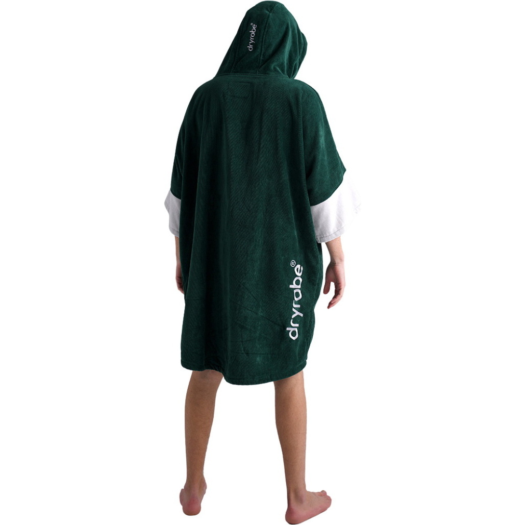 2026 Dryrobe Full-Zip Organic Towel Robe ORGANICFZTRSG - Sycamore Green